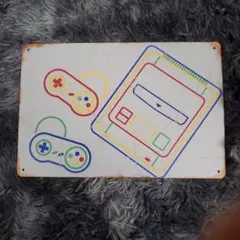 スーパーファミコン　ブリキ　看板 まとめ割引あり