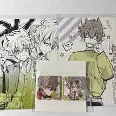 東京エイリアンズ ドレスアップ ハート缶バッジ アクリルカード 郡司晃