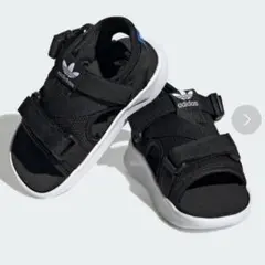 アディダス adidasサンダル オリジナルス　ブラック　ベビー　12㎝
