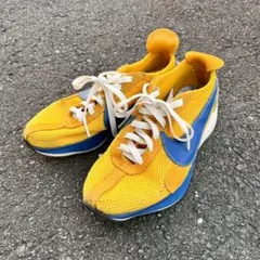 タグ付デッドストックNIKE SOLARSOFT WAFFLE CRUISER黄 - メルカリ