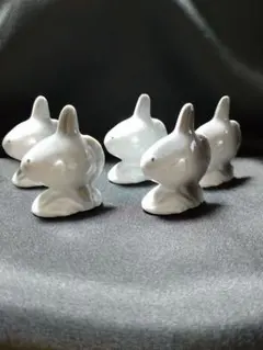マンボウ 陶器製 置物 5個セットのサムネイル