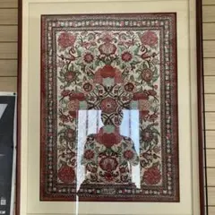 ペルシャ絨毯風 額装 タペストリー 壁掛けインテリア（76cm×56cm） G*D様 ペルシャ絨毯風 額装 タペストリー 壁掛けインテリア（76cm×56c
