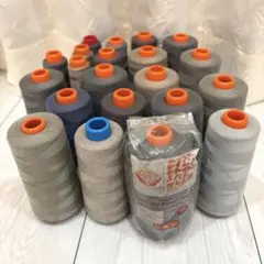 913-2 新品 グンゼスパン ロックミシン糸 ミント系 工業用 6本セット 