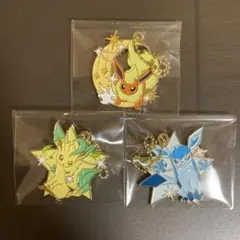 ポケモン メタルチャーム 一番くじ リーフィア グレイシア ブースター セット