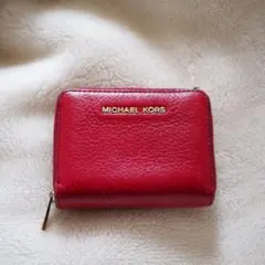 MICHAEL KORS 赤 コインケース