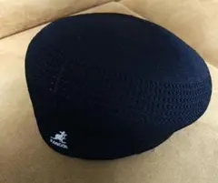 KANGOL ハンチング ブラック メッシュ素材