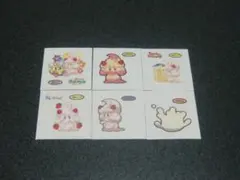 マホミル、マホイップ　６枚セット　ポケモン　デコキャラシール　第一パン