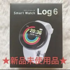 【新品未使用】スマートウォッチ Log6 ホワイト