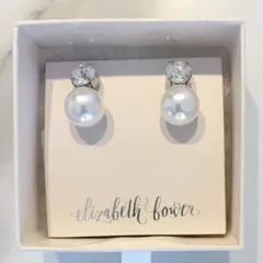 Elizabeth Bower Duet Stud パールピアス