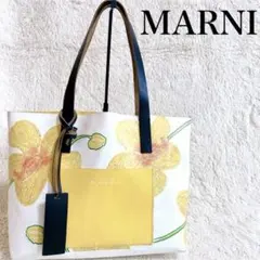 MARNI ORCHIDSプリント PVC ショッピングバッグ トートバッグのサムネイル