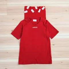 INGEBORG ピンクハウス　セーラーカラーカットソー　ワッペン　赤　レッド