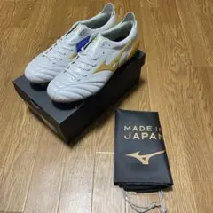 ミズノ モレリアネオIV JAPAN スーパーホワイトパール×ゴールド 27.0