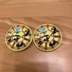 ディズニー刺繍缶バッジ　ピーターパン