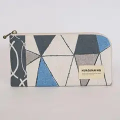 ハンドメイド＊薄型コンパクト長財布＊エル字ファスナー ロングウォレット 斉藤謠子