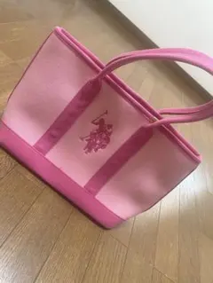 USポロアッスン　ピンクトート