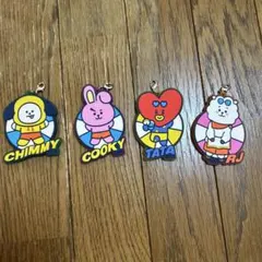 BTS BT21 アクリルキーホルダー4個セット