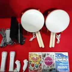 Wii本体 Wiiモーションプラス 太鼓の達人 Wiiパーティ wiiリモコン