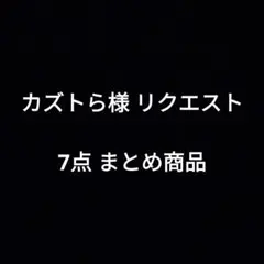 カズトら様 リクエスト 7点 まとめ商品