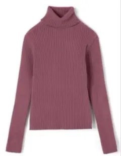 GRL タートルネックリブニットトップス k8534v