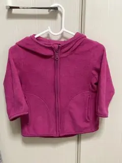 ユニクロ フリースジャケット フード付き