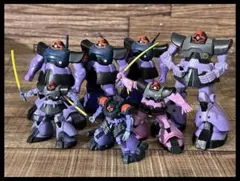 ZH177 G② 現状渡し ソフビスーツ 黒い三連星 ドム リック・ドム 7体