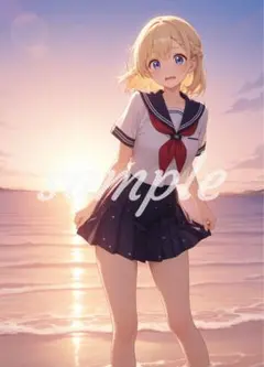 r-42[4K 高画質] かわいい イラスト アニメ A4ポスター コスプレ