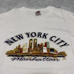 90s FRUIT OF THE LOOM ニューヨークシティTシャツ 古着