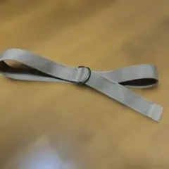 グレー ダブルリングベルト ガチャベルト　　メンズ
