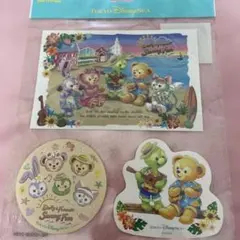 東京ディズニーシー サニー・ファン ポストカード　ステッカーセット