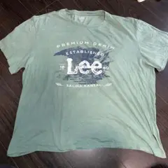 Lee Tシャツ L グリーン