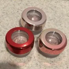 アイグロウジェム　ピンク系ベージュブラウンアイシャドウ 3個セット