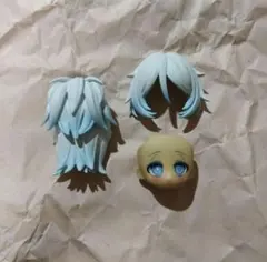 一万回の脱出計画 1/12BJD 悸動瞬息 ヒョウ 焼け肌 ヘッド 顔 髪パーツ