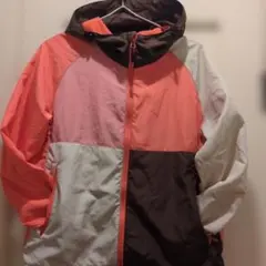 ナイロン配色 ウィンドブレーカー ジャケットS