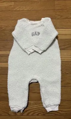 GAP ベビー ロンパース ボア ホワイト 6-12ヶ月