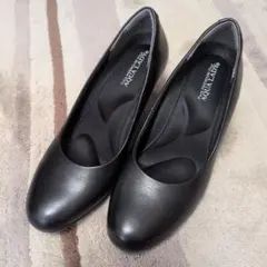 AQUA LADY パンプス ブラック　23.5cmEEEのサムネイル