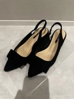 ZARA ブラック スリングバックパンプス 36