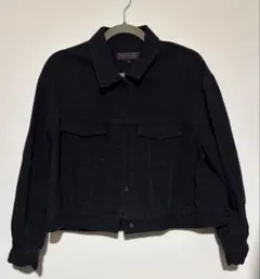 【即日発送】リエンダ　黒 デニムジャケット　フリーサイズ　Gジャン