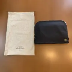 ♦︎foot the coacher × PORTER クラッチバッグ ブラック