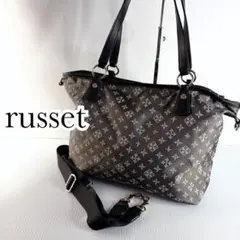 ラシット 2way トートバッグ ショルダー A4 モノグラム 肩掛け 斜め掛け