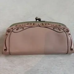 美品　Dakota デイジーがま口長財布 ピンクのサムネイル