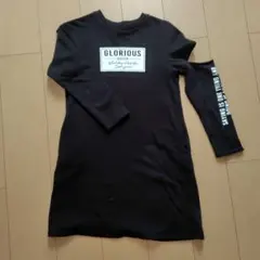 SISTER JENNI 黒 長袖ワンピース150