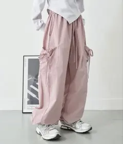 カーゴパンツ　ピンク