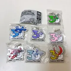 ガチャ　ポケモン30周年 メタルチャームマスコット　全7種コンプリートセット