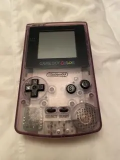ゲームボーイカラー クリアパープル CGB-001