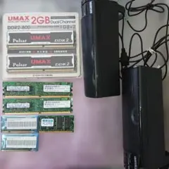 【まとめ売り】PCパーツ:メモリー＋スピーカー