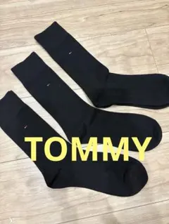 TOMMY HILFIGER ソックス3足25-27cm