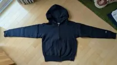 USA製 チャンピオン　リバース　ウィーブ　パーカ Ｌブラック