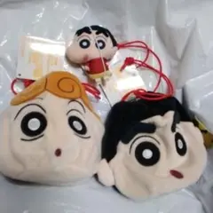 クレヨンしんちゃん 顔型巾着ポーチ