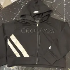 CRONOS ジップアップパーカー ブラック Mサイズ