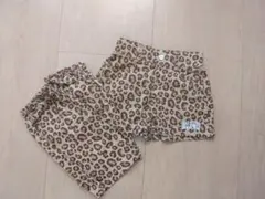 UCHIRA KAWAII KOGYARU レオパード柄 ショートパンツ 130